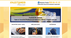 Desktop Screenshot of fastwebperaziende.com